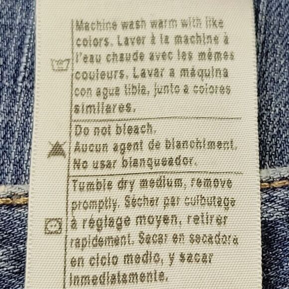 Carhartt Traditional Fit Medium Wash Denim Blue Jeans Size 12 - Picture 6 of 8